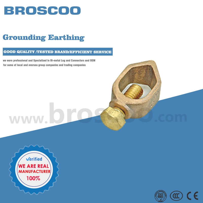 Rod to Cable Clamp C Type Copper Grounding Earthing Accessories