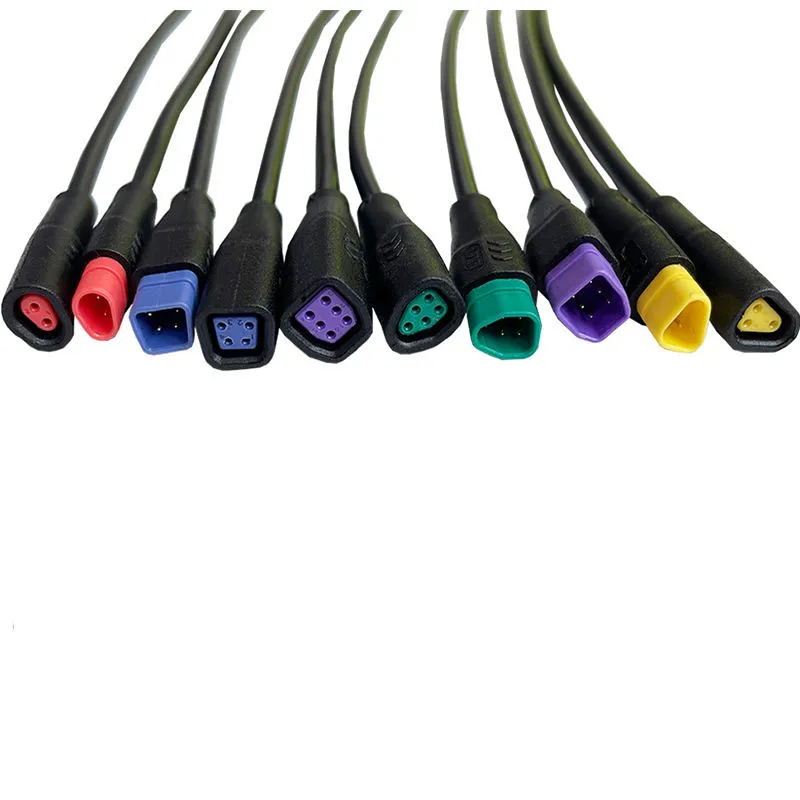 Julet 2/3/4/5/6/7pin Cable de señal impermeable de forma especial para Ebrake Display Wire Ebike Cables eléctricos