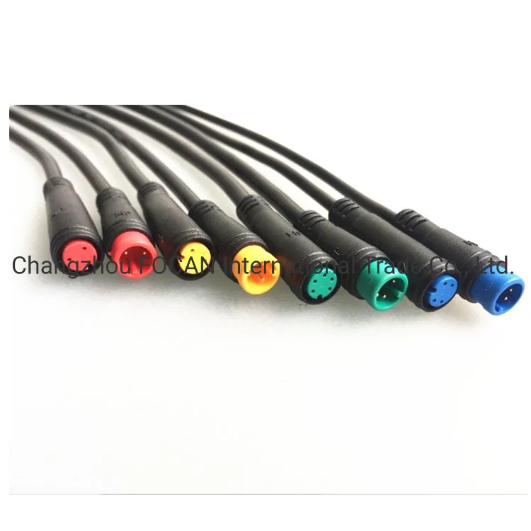 Julet 2/3/4/5/6/7pin Conector de cable impermeable para Ebrake Display Wire Ebike Cables eléctricos