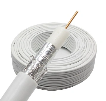 Rg174/Rg56/Rg58/Rg59/RG6 Cable coaxial Od 6.8mm 1.0mm CCS Trenzado 32